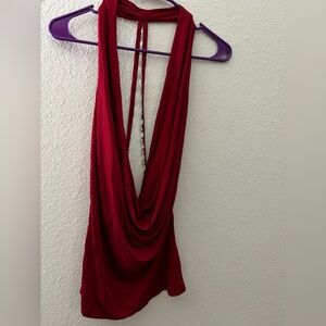 Moda International Red Tank Top